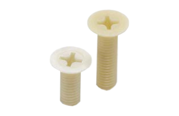 レニー(高強度ナイロン)(+)皿頭 小ねじ (SPA-F-VA/ばら見積品)(アイボリー色)(NBK製)